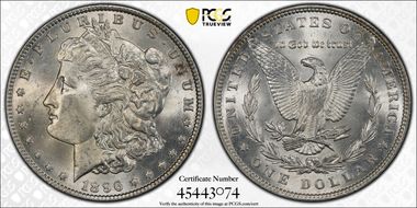 1896 $1 MS63