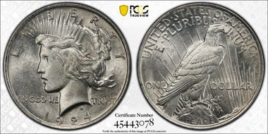 1924 $1 MS62