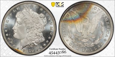 1879-S $1 MS67+