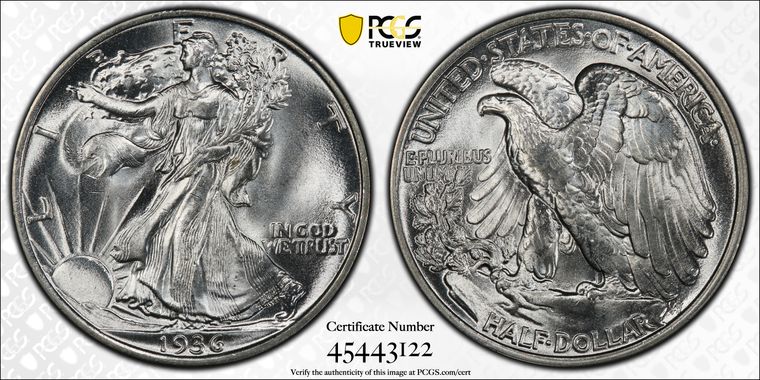 Cert 45443122 - Coin Image