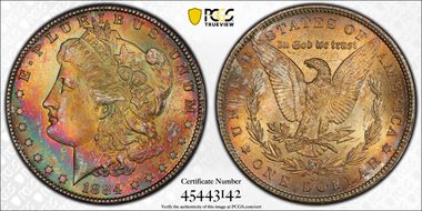 1884-CC $1 MS66+