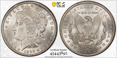 1892-CC $1 MS64