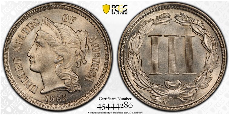 Cert 45444280 - Coin Image