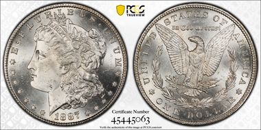 1887-S $1 MS65+
