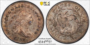1796 10C MS63