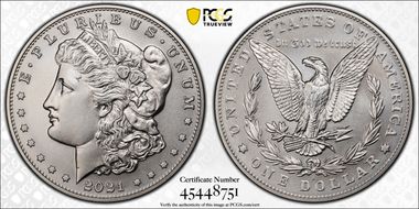 2021-S $1 Morgan Dollar 100th Anniversary MS69