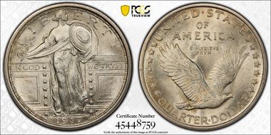 1917 25C Type 1 MS66+ FH