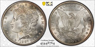 1887-S $1 MS66