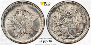 1936-S 50C Texas MS68