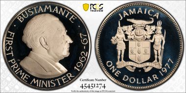 1977-FM $1 PR67DCAM