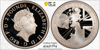 2017 £2 S-BF20 Britannia L. Tamlyn PR67DCAM