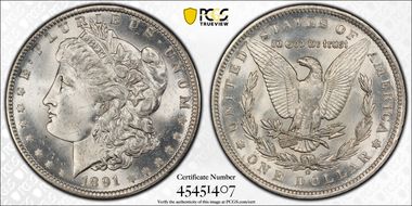 1891-O $1 MS64