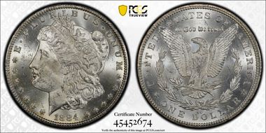 1884-CC $1 MS63