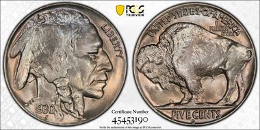 1930-S 5C MS66+