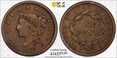 1837 1C Beaded Cords VF20BN