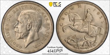 1935 Crown S-4048 .500 Silver MS65