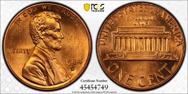 1984-D 1C MS67RD