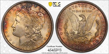 1881 $1 MS67