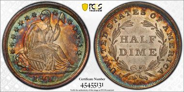 1840 H10C No Drapery MS64