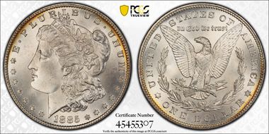1885 $1 MS67