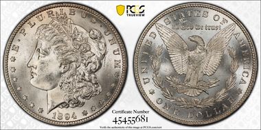 1894-S $1 MS64