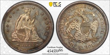 1873-S 25C Arrows MS62