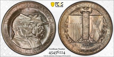 1936 50C Gettysburg MS67