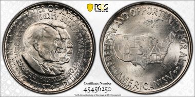 1952 50C Washington-Carver MS64