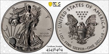 2011-P $1 Silver Eagle Rev PR 25th Anniversary Set PR69