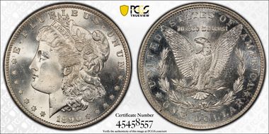 1890-S $1 MS66