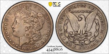 1892-CC $1 F15