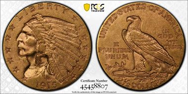 1915 $2.50 MS61