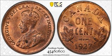 1927 1C MS64RB