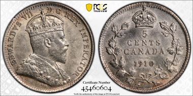 1910 5C Pointed Leaves N1