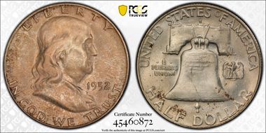 1952-S 50C MS65