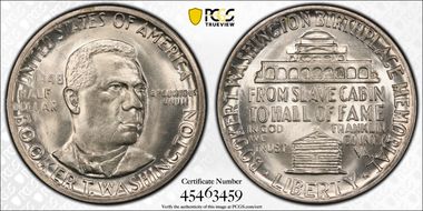 1948 50C Booker T. Washington MS66