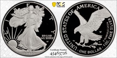 2022-W  $1 Silver Eagle PR69DCAM