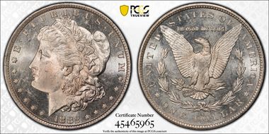 1882-CC $1 MS63PL