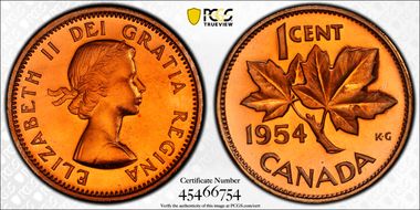 1954 1C Strap PL67RD