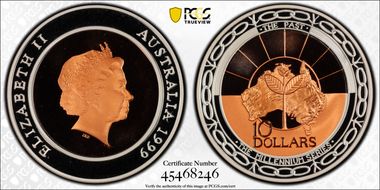 1999 $10 The Past PR69DCAM