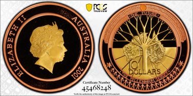 2001 $10 The Future PR69DCAM