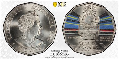 2022 50C Victorian Railways R711 Australian Rail Heritage MS68