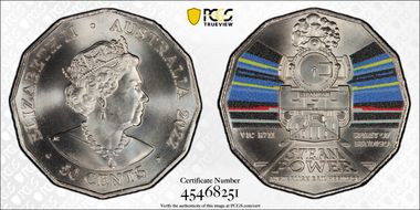 2022 50C Victorian Railways R711 Australian Rail Heritage MS68