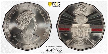 2022 50C Commonwealth Railways-NM25 Australian Rail Heritage MS68