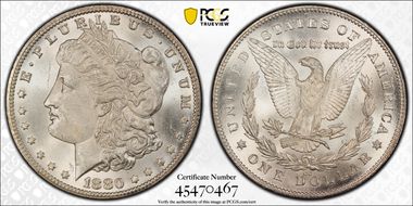 1880/79-CC $1 Reverse of 1878 MS64