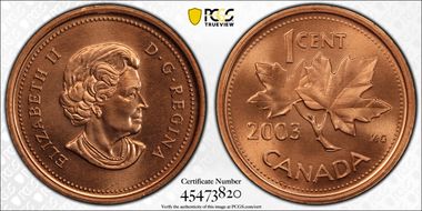 2003 1C Uncrowned MS67RD