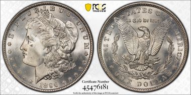 1896 $1 MS66+