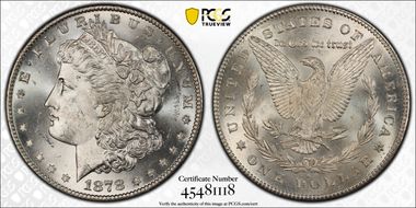 1878-S $1 MS65