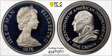 1976 Crown Washington/Ag KM-37a PR68DCAM