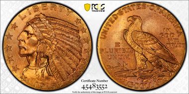 1915 $5 MS66